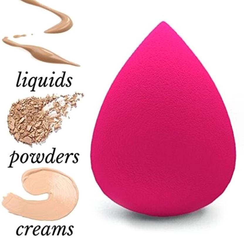 AYA Makeup Beauty Sponge for Foundation, Concealer, Cream & Powder (Color may Vary)