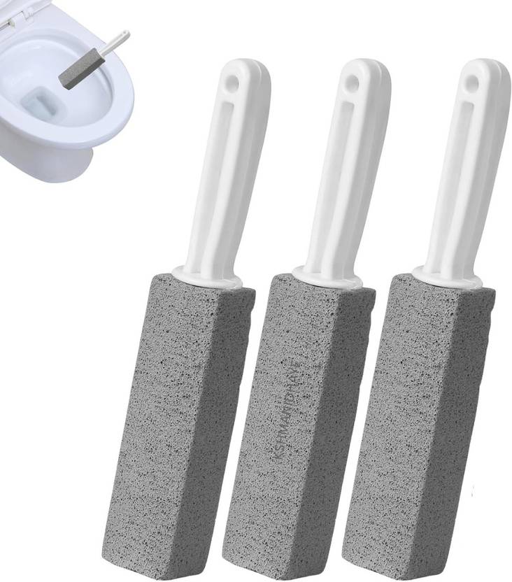 KSHMANIDHAYE 3pcs Toilet Bowl Cleaner Toilet Brush with Plastic Handle for Kitchen/Bathroom