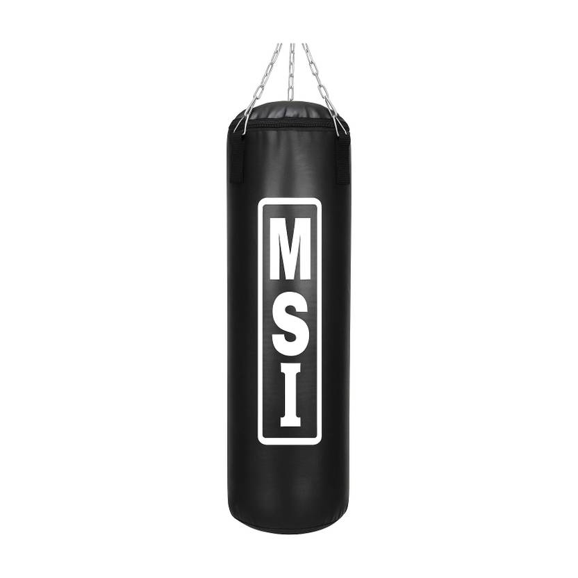 Monika Sports 3 Feet Long Unfilled Punching Bag For Boxing & Kick Boxing With Strong Chain Hanging Bag