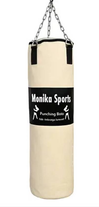 Monika Sports 3 Feet Heavy Unfilled Punching Bag With Hanging chain free Hanging Bag