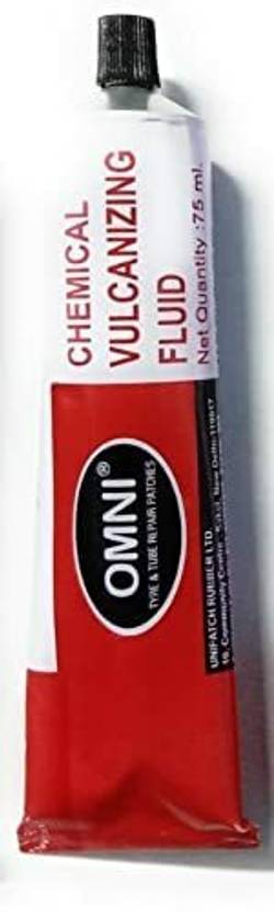 GANESHA INDUSTRIES Chemical Vulcanizing Fluid (CVF 75 ml) Adhesive/Solution Tube for Tyre & Tube Tubed Tyre Puncture Repair Kit