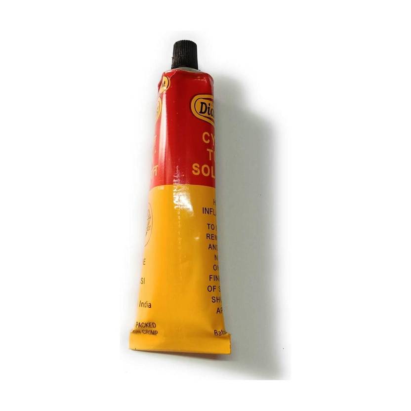 GANESHA INDUSTRIES Cycle Tube Solution/Adhesive Solution Pack of One Pieces Rubber Solution Use for Tubed Tyre Puncture Repair Kit