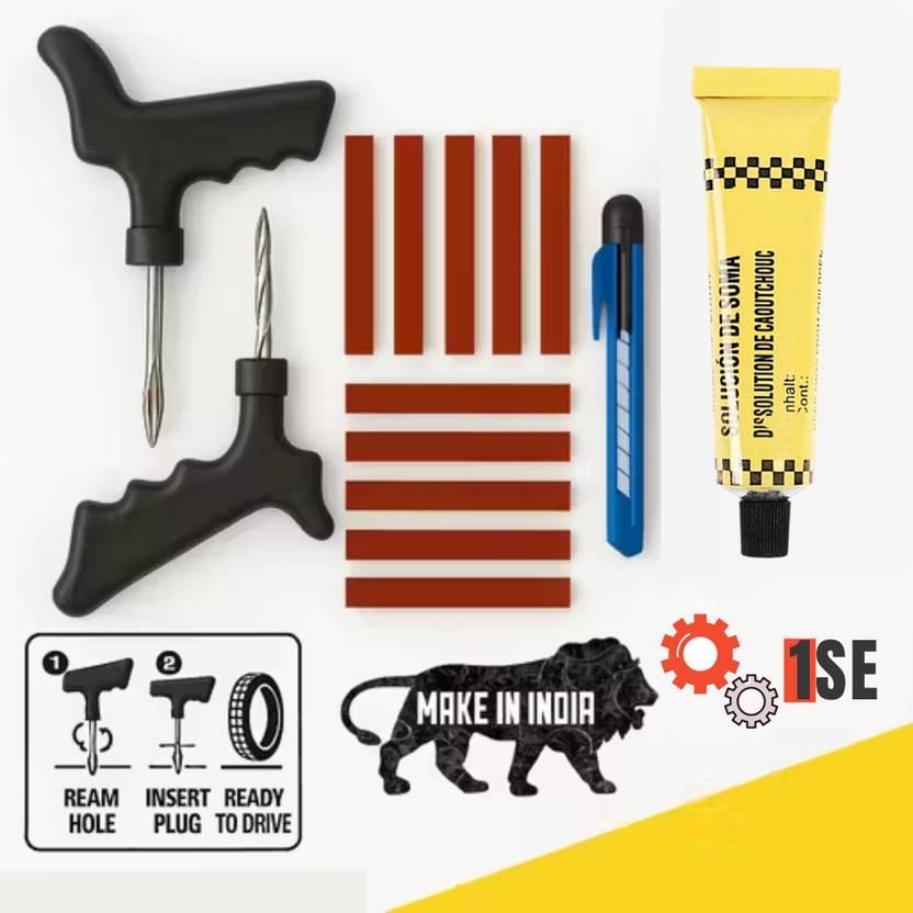 GANESHA INDUSTRIES GI_PKIT_FULL Tubeless Tyre Puncture Repair Kit