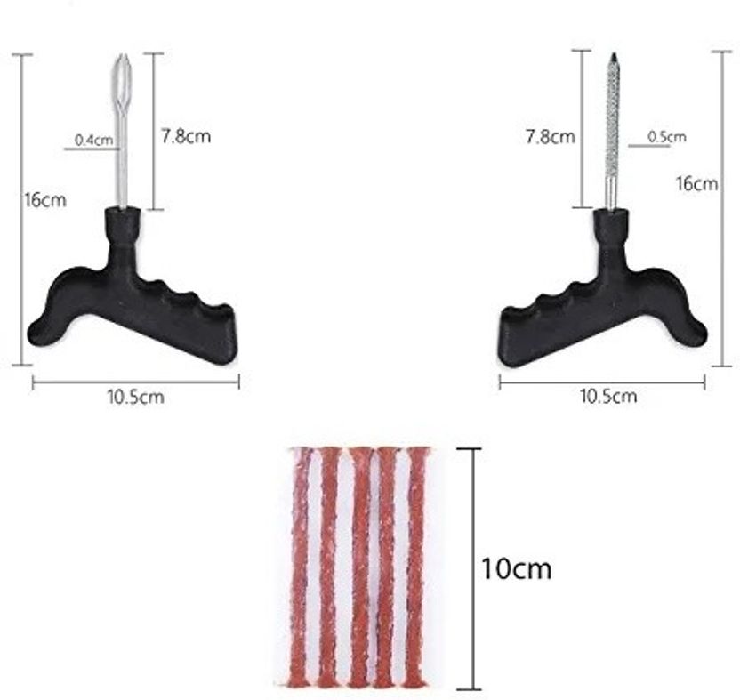 NAVI AUTO Complete Tubeless Tyre Puncture Repair Kit - Image 3