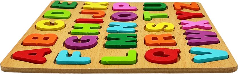 dishvy 3D Wooden Capital Alphabet Puzzles for Children (26 Pieces) - Image 6