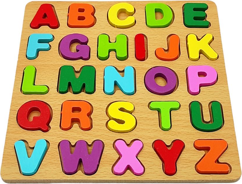 dishvy 3D Wooden Capital Alphabet Puzzles for Children (26 Pieces) - Image 7
