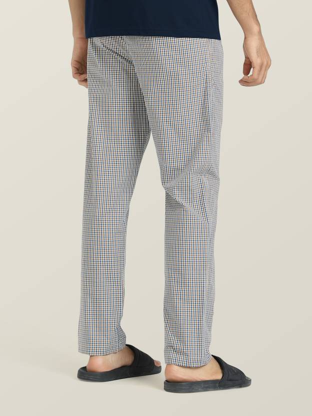 Checkmate Intellieaze Combed Cotton Checks Men Pyjama