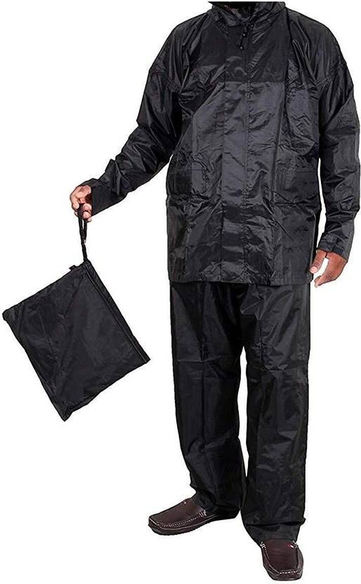 Solid Men Raincoat