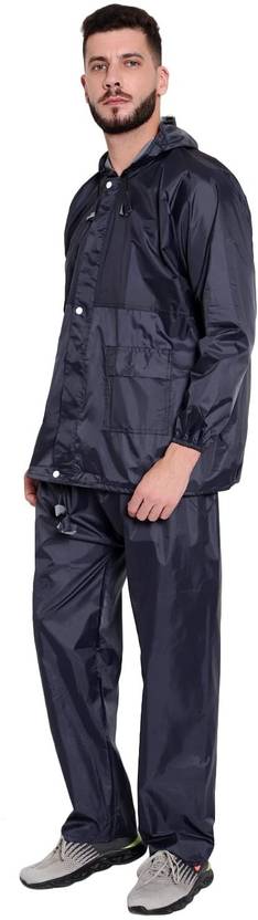 Solid Men Raincoat