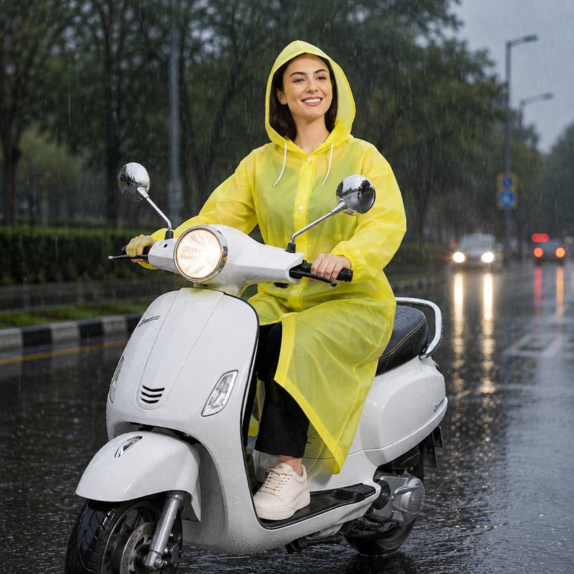 ANIXA Solid Men & Women Raincoat