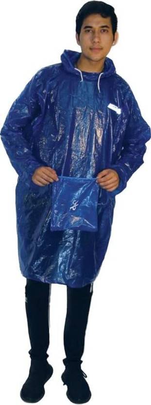 Solid Men Raincoat