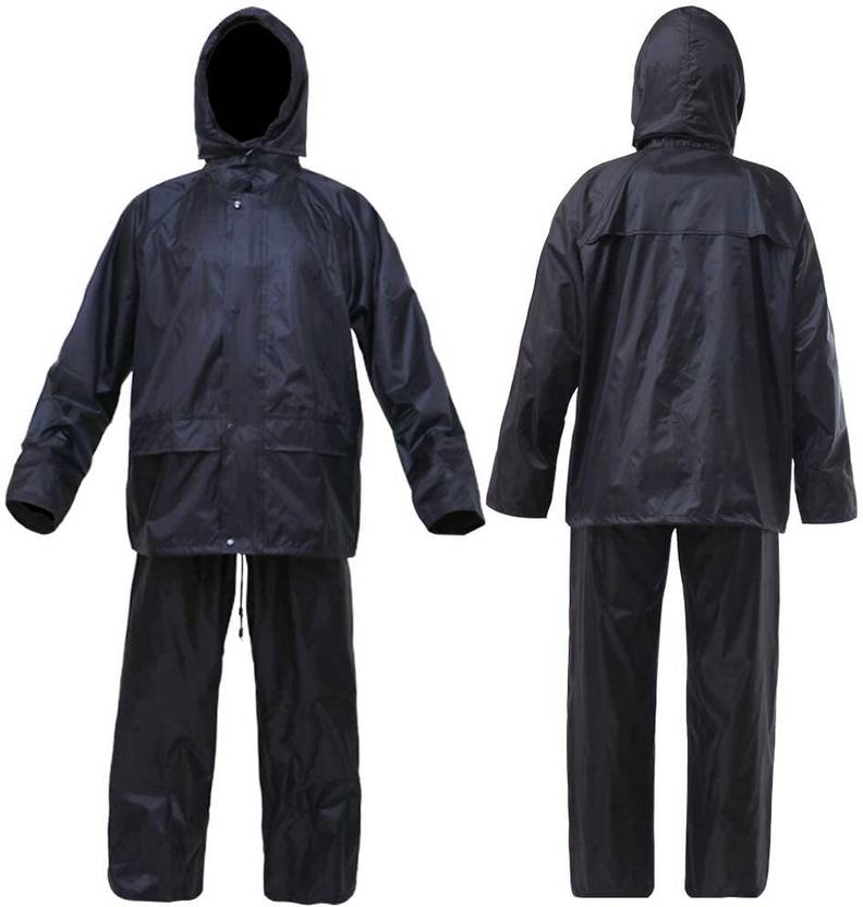 Solid Men Raincoat