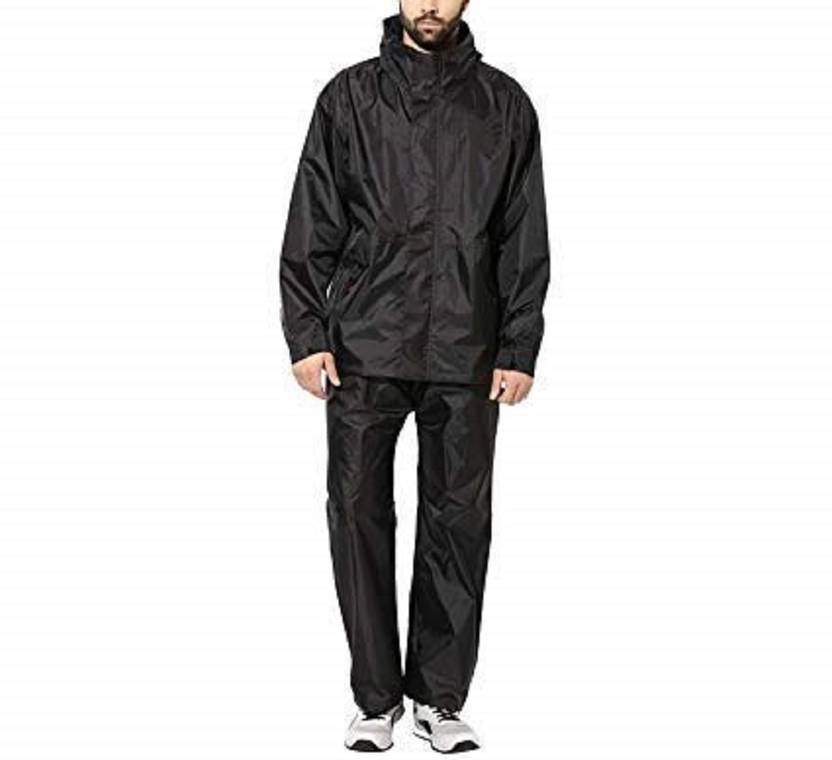 Solid Men Raincoat