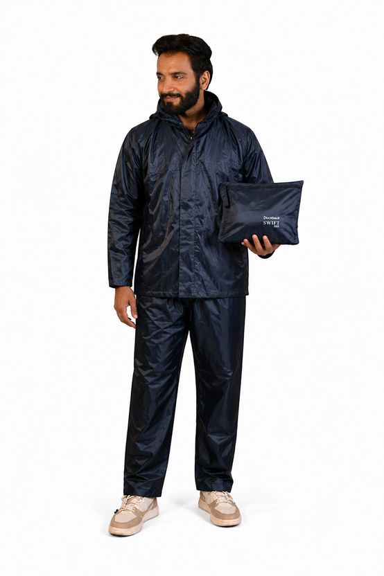 DUCKBACK Men Solid Rain Suit - Image 1