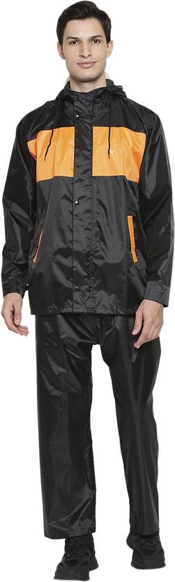 Solid Men Raincoat