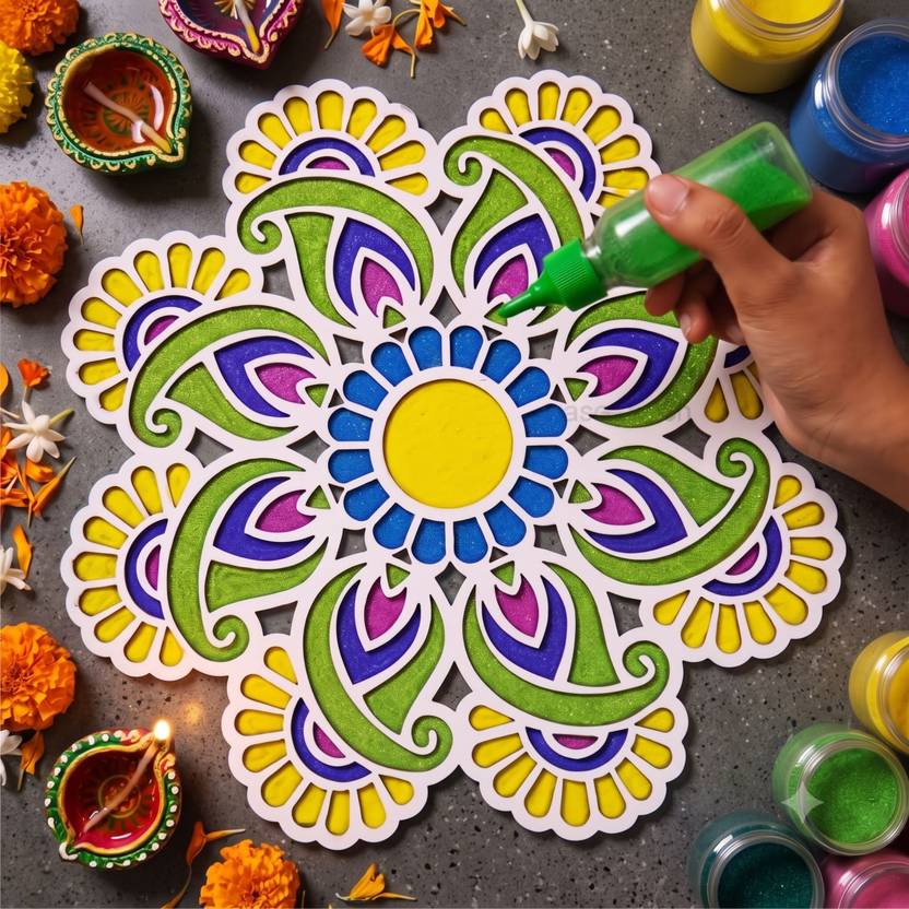 UnitedMaama Rangoli Powder