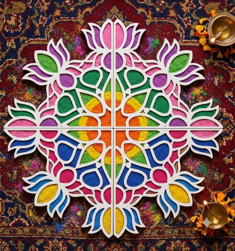 UnitedMaama Rangoli Powder