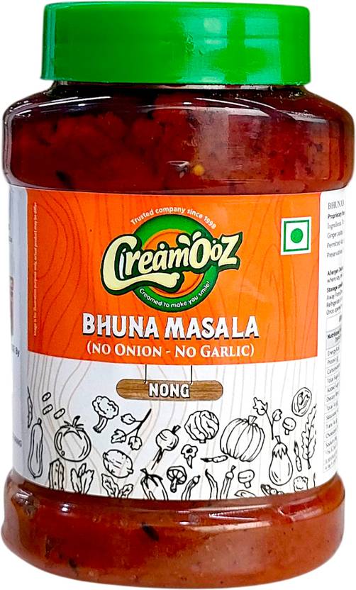 creamooz Bhuna Masala | No Onion No Garlic | Spicy Veg Gravy Base Paste | 250g