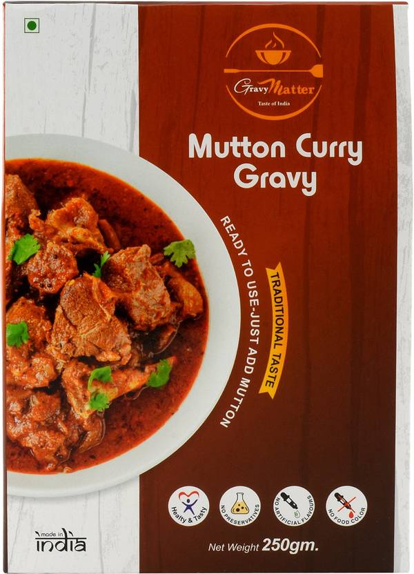 GravyMatter Mutton Curry Gravy, precooked, readytouse 250 g Price in