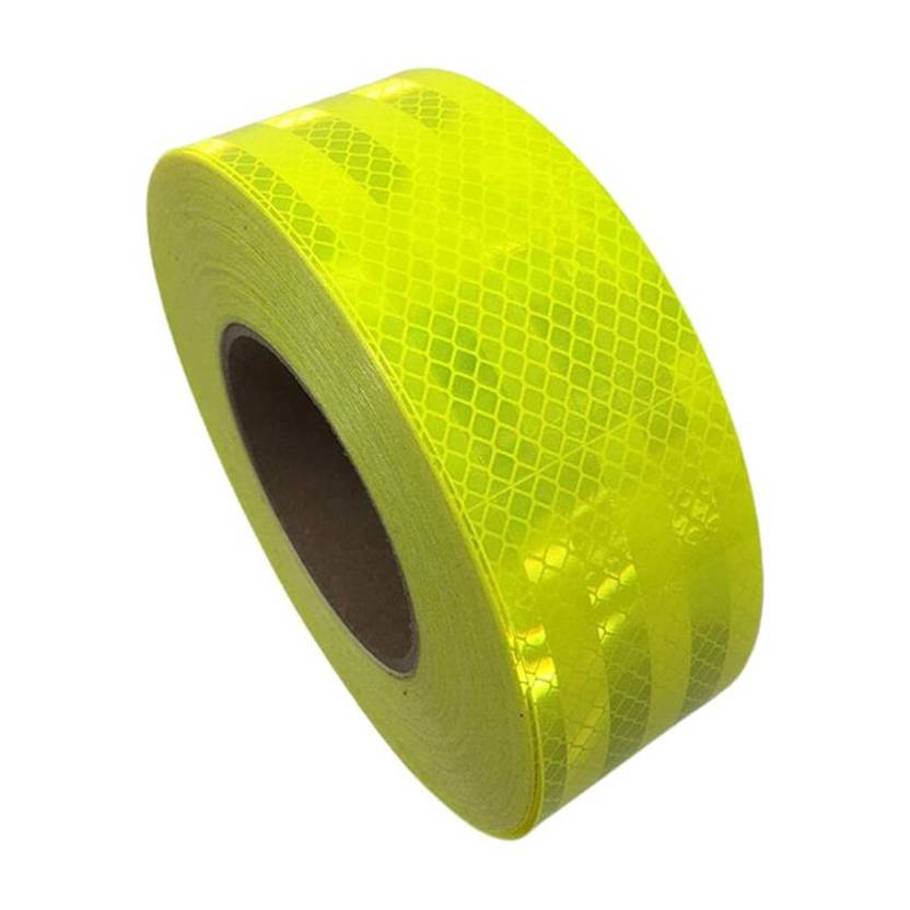 AutoVision 24 Feet x 1 Inch High Intensity Grade Conspicuity Neon Green Reflective Tape 25.4 mm x 7.3 m Neon Green Reflective Tape