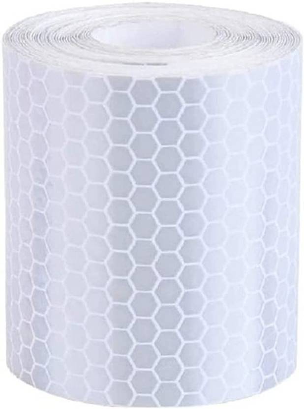 AutoVision Imported Reflective Conspicuity Tape, 1 inch Width (3 Meter, White) 25.4 mm x 3 m White Reflective Tape
