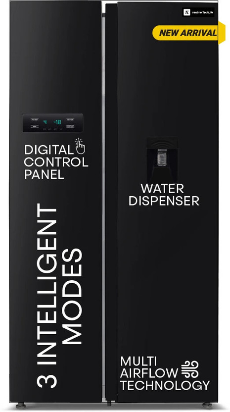 Realme Techlife 584 L Frost Free Side Refrigerator Water