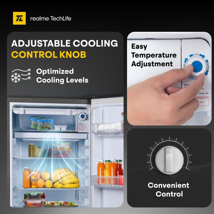 realme TechLife 84L Direct Cool Single Door Refrigerator - Image 5