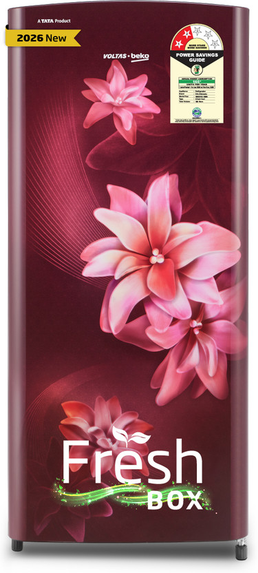 Voltas Beko 183 L Direct Cool Single Door 2 Star Refrigerator