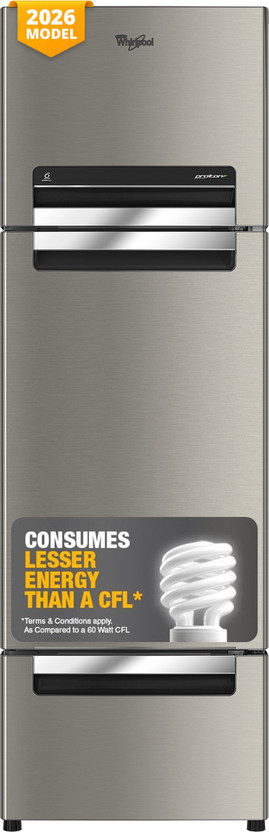 Whirlpool 235 L Frost Free Triple Door Refrigerator Zeolite