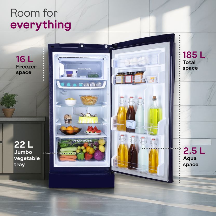 Godrej 185L Direct Cool Single Door 5 Star Refrigerator - Image 3