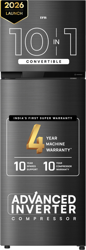 IFB 285 L Frost Free Double Door 3 Star Convertible Refrigerator