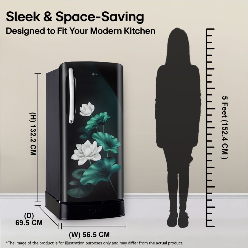LG 201 L Direct Cool Single Door 5 Star Refrigerator - Image 6