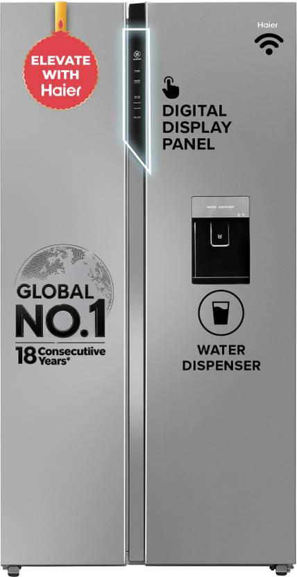 Haier 596L Wi-Fi Enabled Side-by-Side Refrigerator Collection