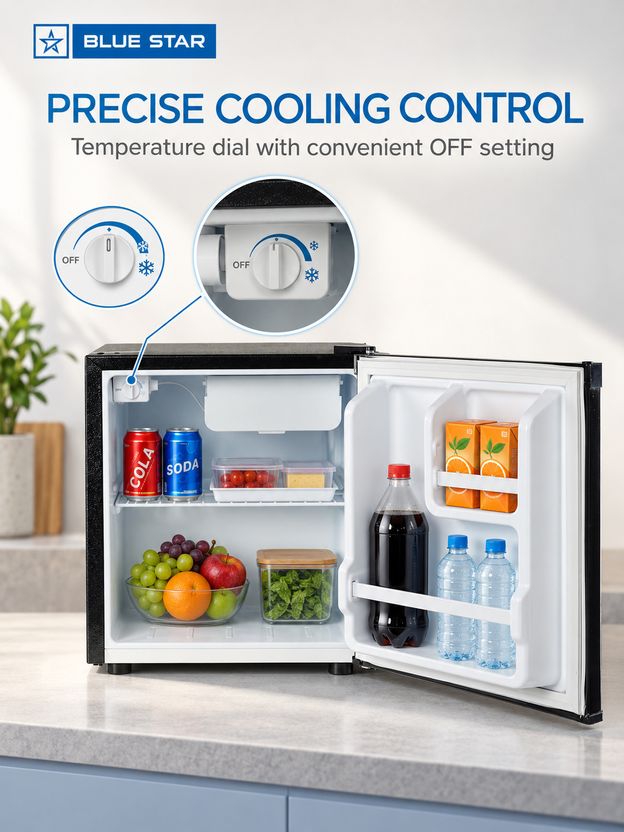 Blue Star 45L Direct Cool Single Door 2 Star Refrigerator (Blue) - Image 2
