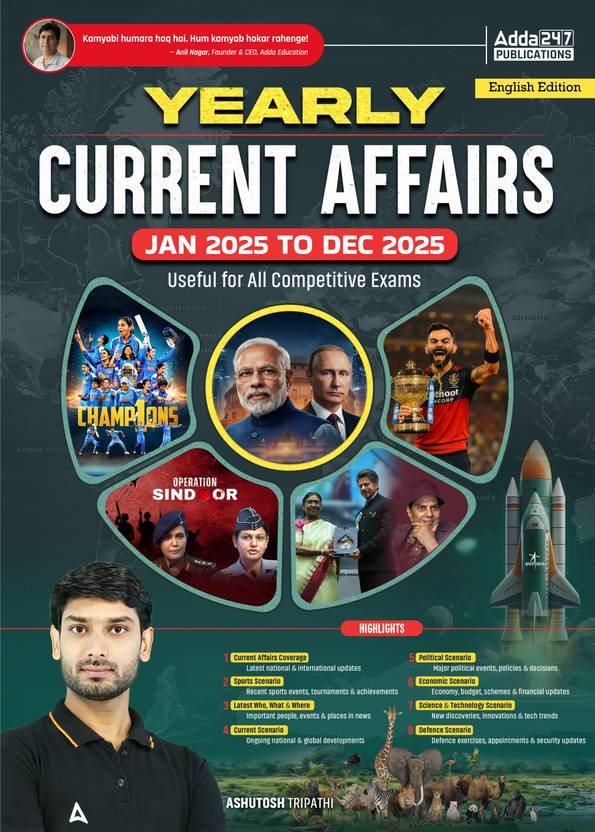 Yearly Current Affairs 2026 (January 2025 To December 2025) For SSC CGL ...