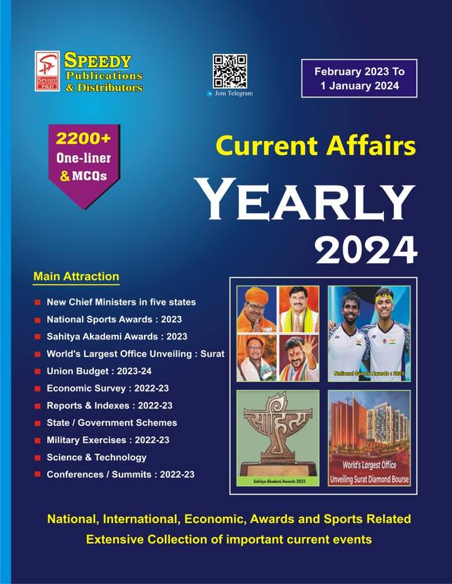 Speedy Current Affairs Yearly 2024 (English Version) February 2023