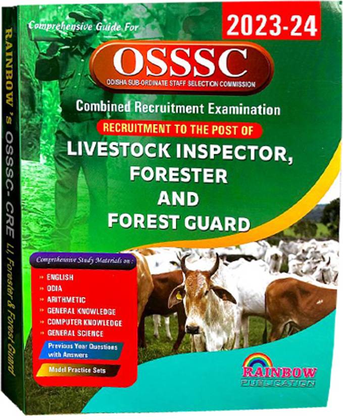 LIVESTOCK INSPECTOR (LI) , FORESTER And FOREST GUARD OSSSC 20232024