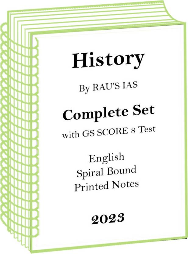 Rau's IAS Full Set With Map Marking Plus History Optional 8 Tests For