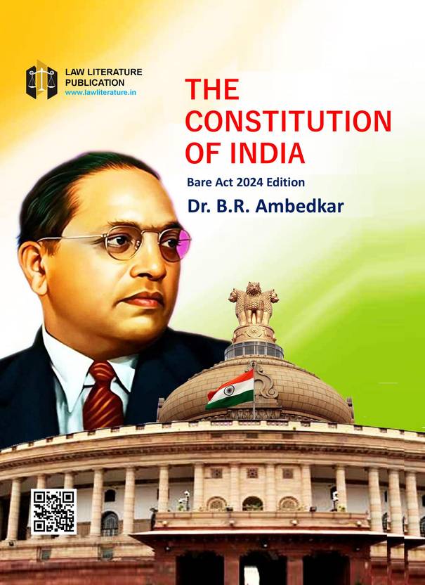 The Constitution Of India By Dr. B.R. Ambedkar Bare Act 2024 Edition