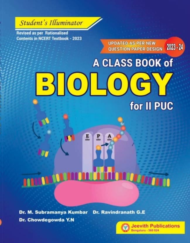Jeevith 2nd PUC - Biology - Student's Illuminator-A Class Book|Updated ...