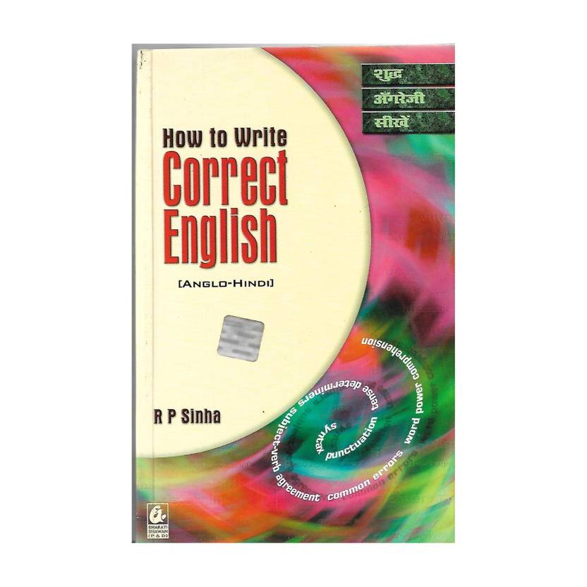 How To Write Correct English Anglo-Hindi