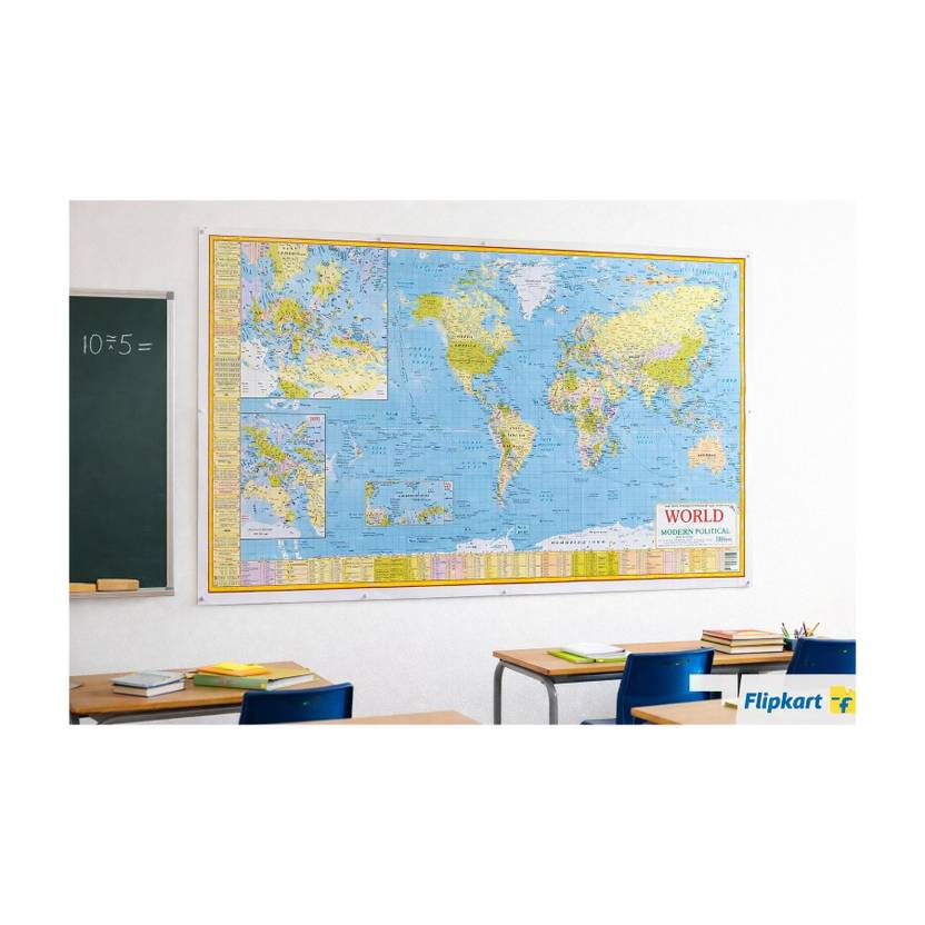Latest Political Map Of The World. It Shows The Location Of Most Of The World,s Countries And Includes Their Names Where Space Allows