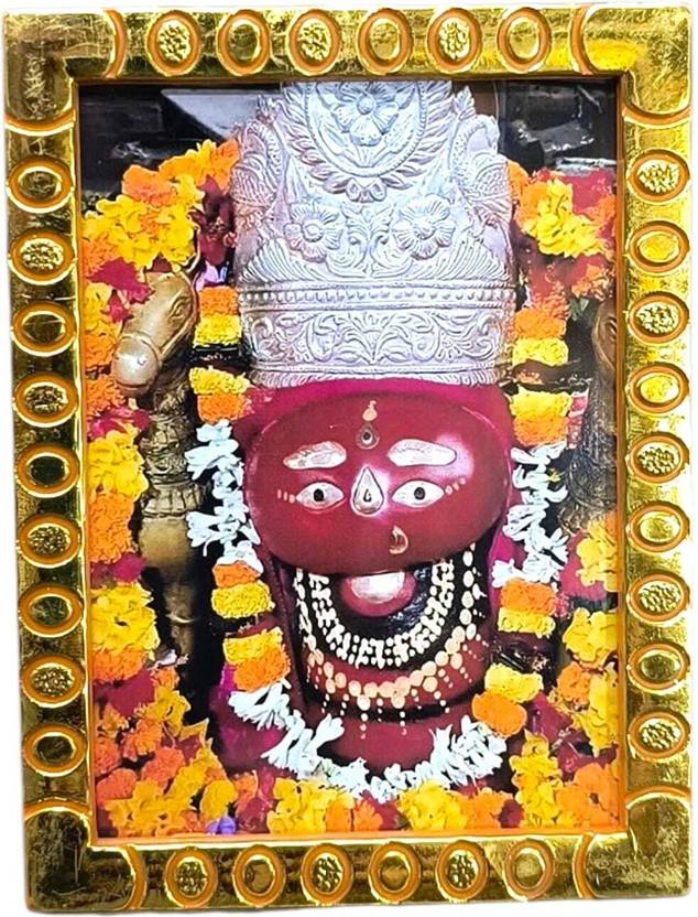 AURA POOJA Small Maa Tarini Table Top Photo | Religious Frame