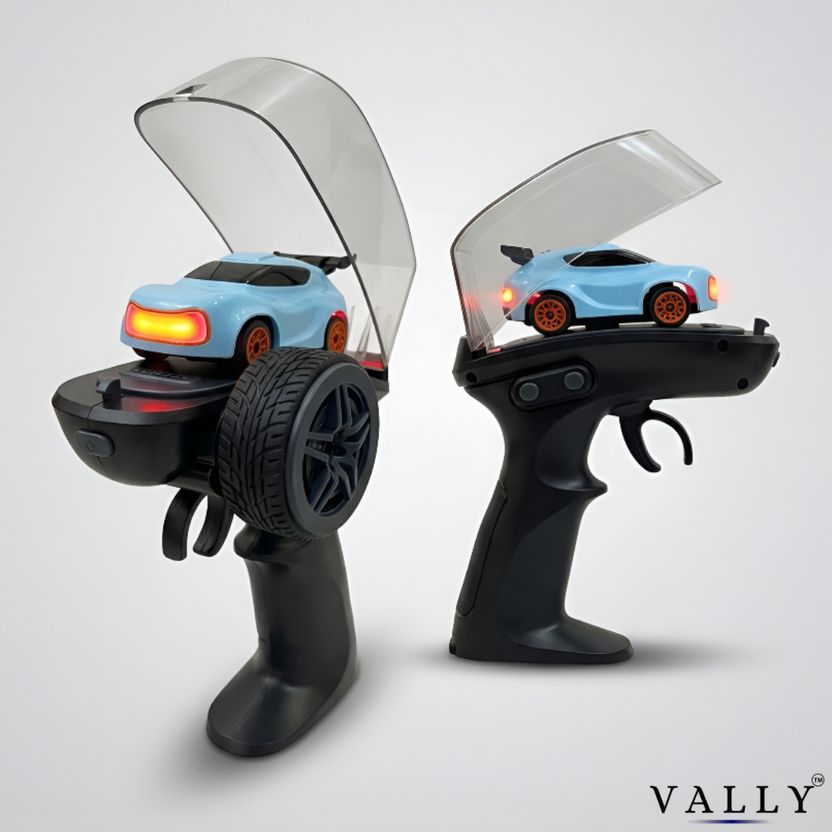 Vally Mini RC High Speed Drift Car with LED Lights - Image 1