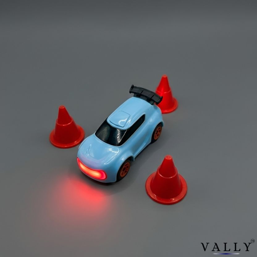 Vally Mini RC High Speed Drift Car with LED Lights - Image 2