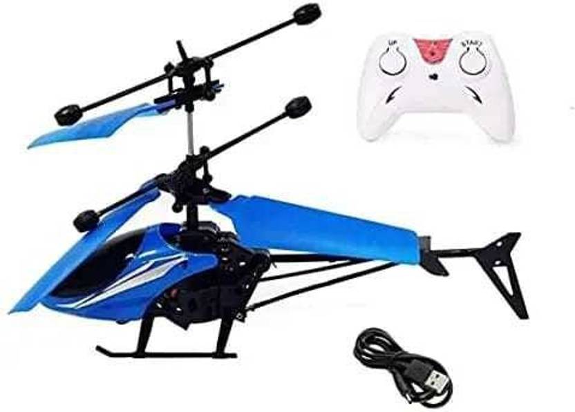 BMT Infrared Helicopter Hand Sensor USB Charger 2 in 1 Flying Helicopter with Remote