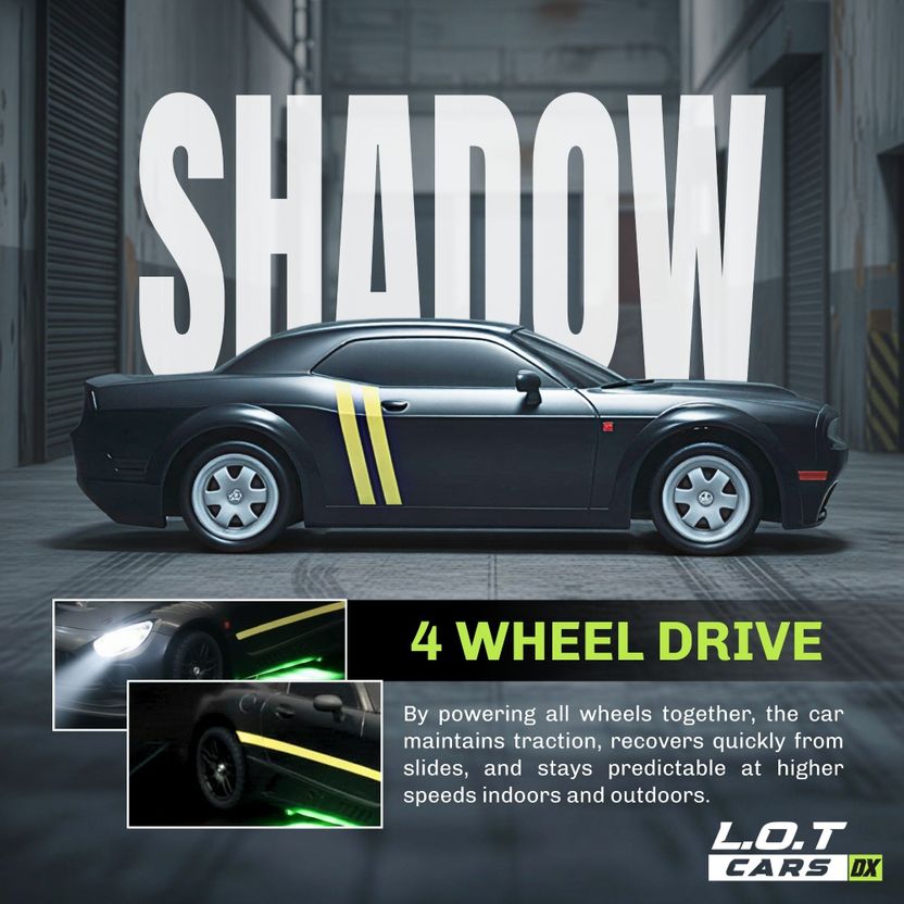 L.O.T CARS Shadow Remote Control Drifting Car - Image 2