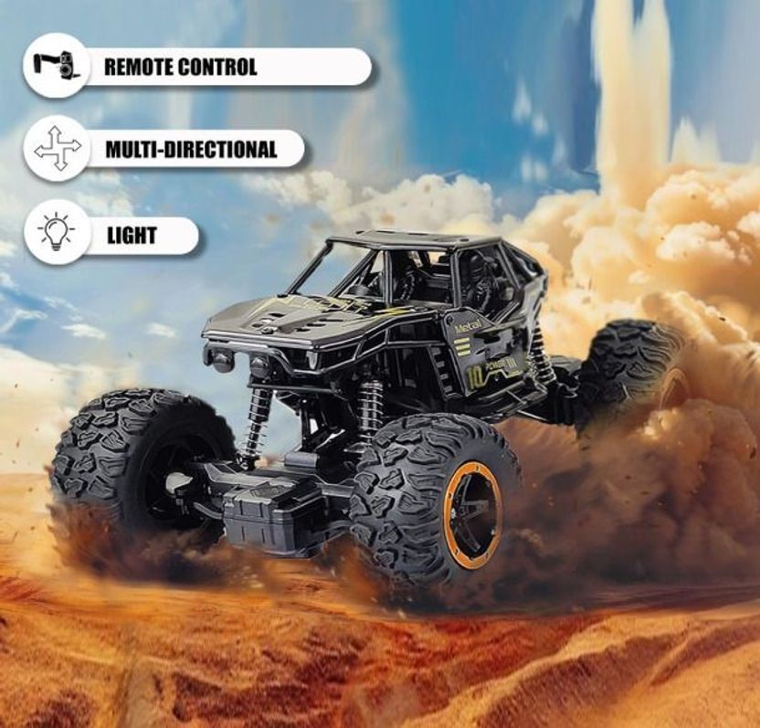 APJ enterprise RC Drift Remote Control Car with Smoke Rock Crawler Toys for Kids Black - RC Drift Remote Control Car with Smoke Rock Crawler Toys for Kids Black . Buy Remote control car toys in India. shop for APJ enterprise products in India. - Image 6