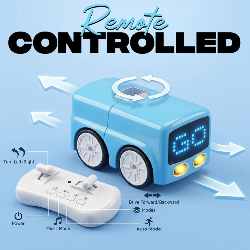 TOUJOO Mini RC Bus Toy for Kids - Image 3