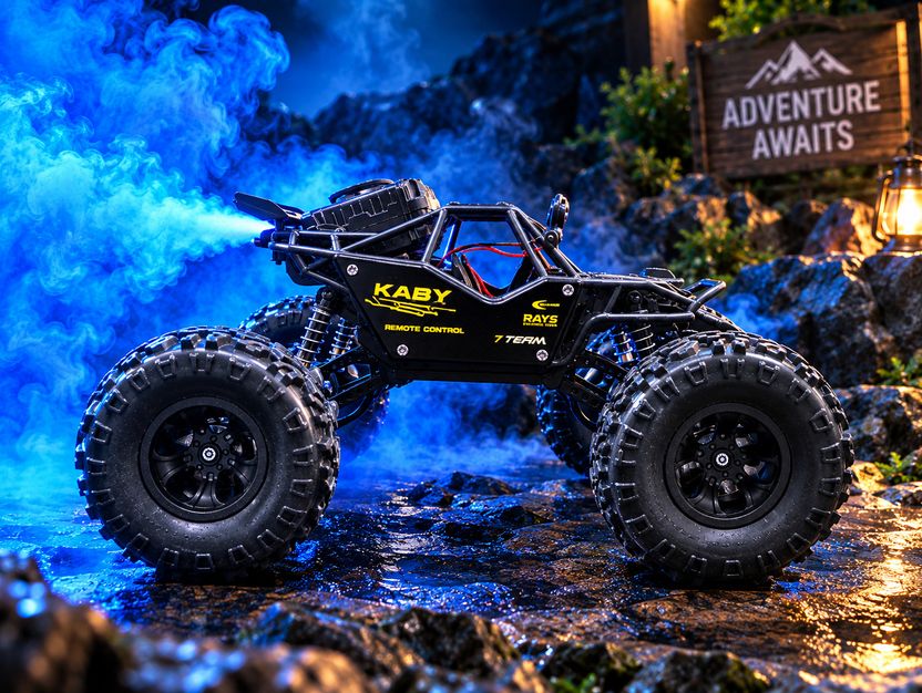 MY WONDERBOX Rock Crawler 4X4 High Speed Monster Truck For Kids | Mist Smoke Effect - Rock Crawler 4X4 High Speed Monster Truck For Kids | Mist Smoke Effect . Buy car, monster truck toys in India. shop for MY WONDERBOX products in India. - Image 5